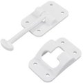 Jr Products JR PRODUCTS 10414 Exterior Hardware RV 3.5 in. Nylon T-Style Holder Polar White J45-10414